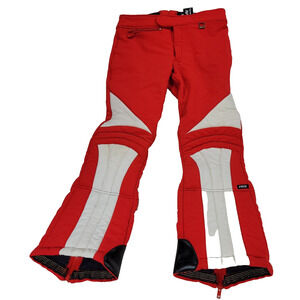 Red and White Women's Pants